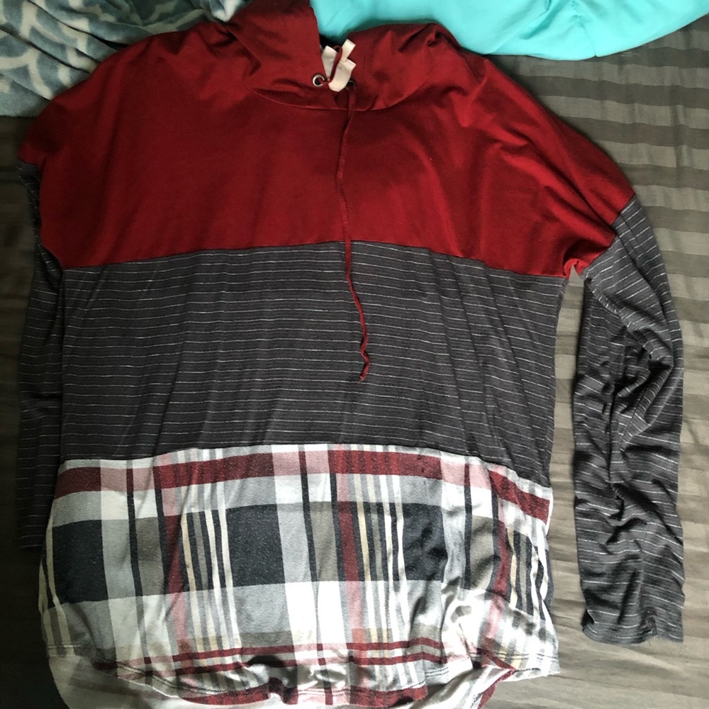 Color block pullover